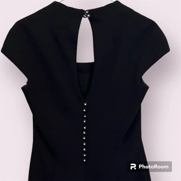 Ann Taylor Vintage Little Black Dress size 2 - Picture 5 of 6